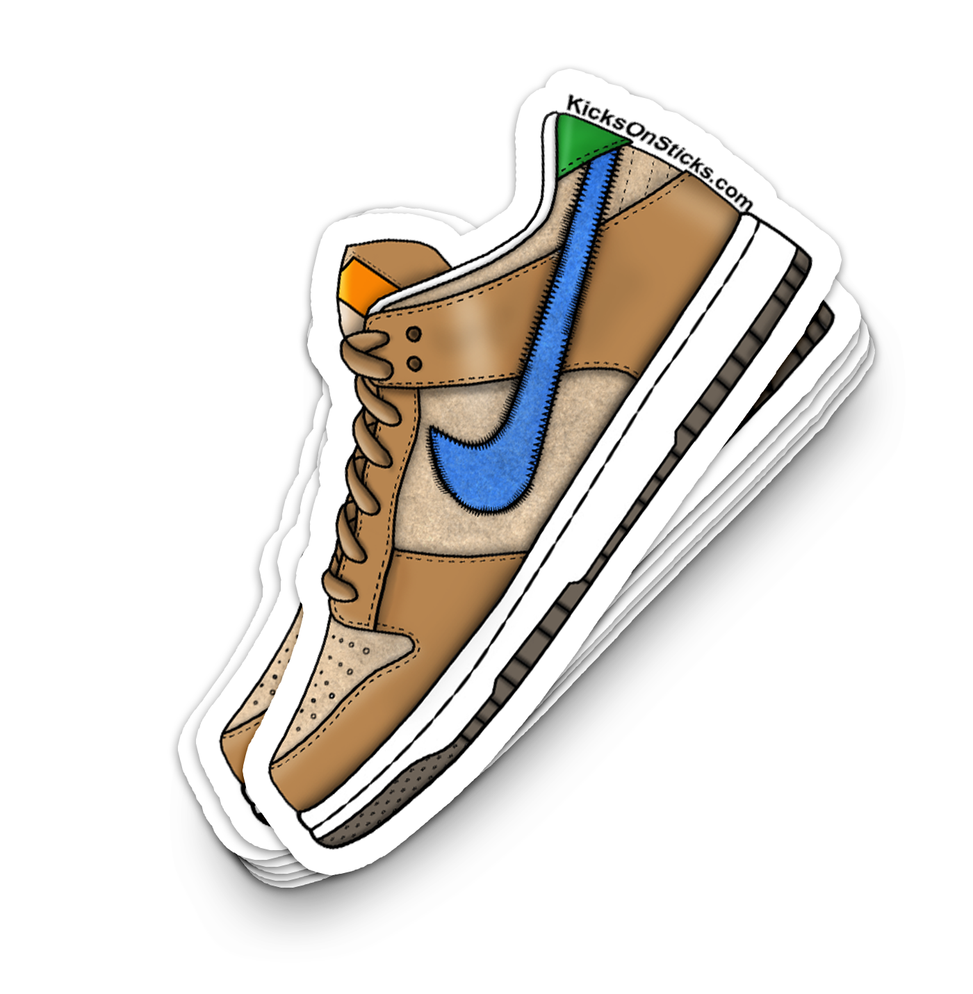 Dunk Low "Size?" Sneaker Sticker