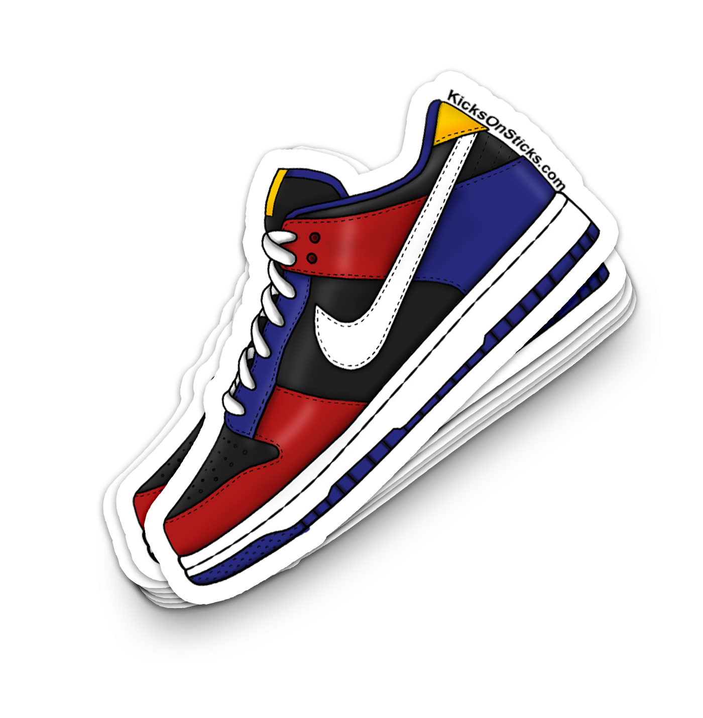 Dunk Low "TSU Tigers" Sneaker Sticker