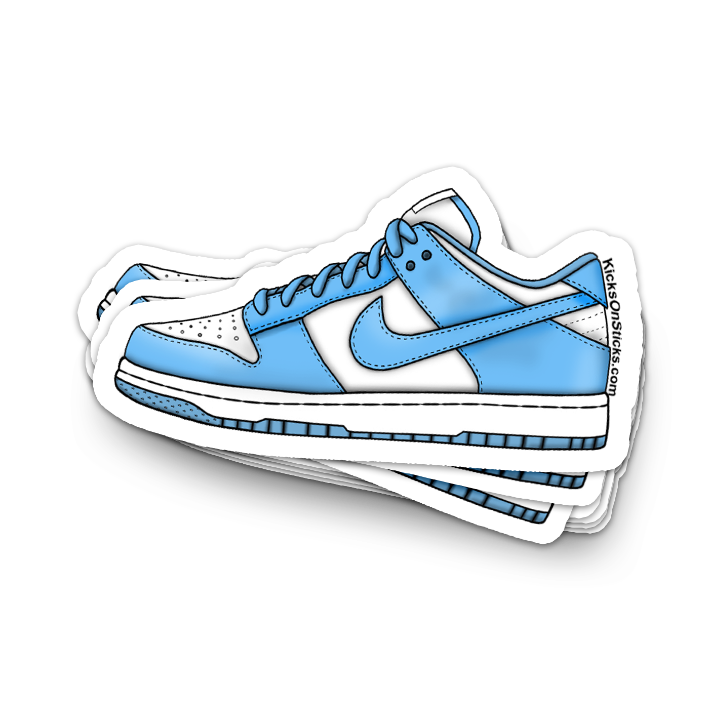 Dunk Low "UNC '21" Sneaker Sticker