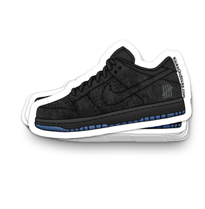 Dunk Low "Undefeated Black" Sneaker Sticker