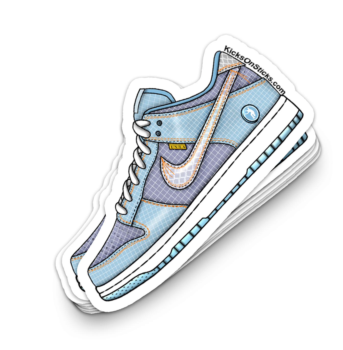 Dunk Low "Union Blue" Sneaker Sticker