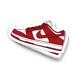 Dunk Low "University Red" Sneaker Sticker