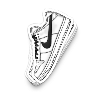 Dunk Low "White Black" Sneaker Sticker