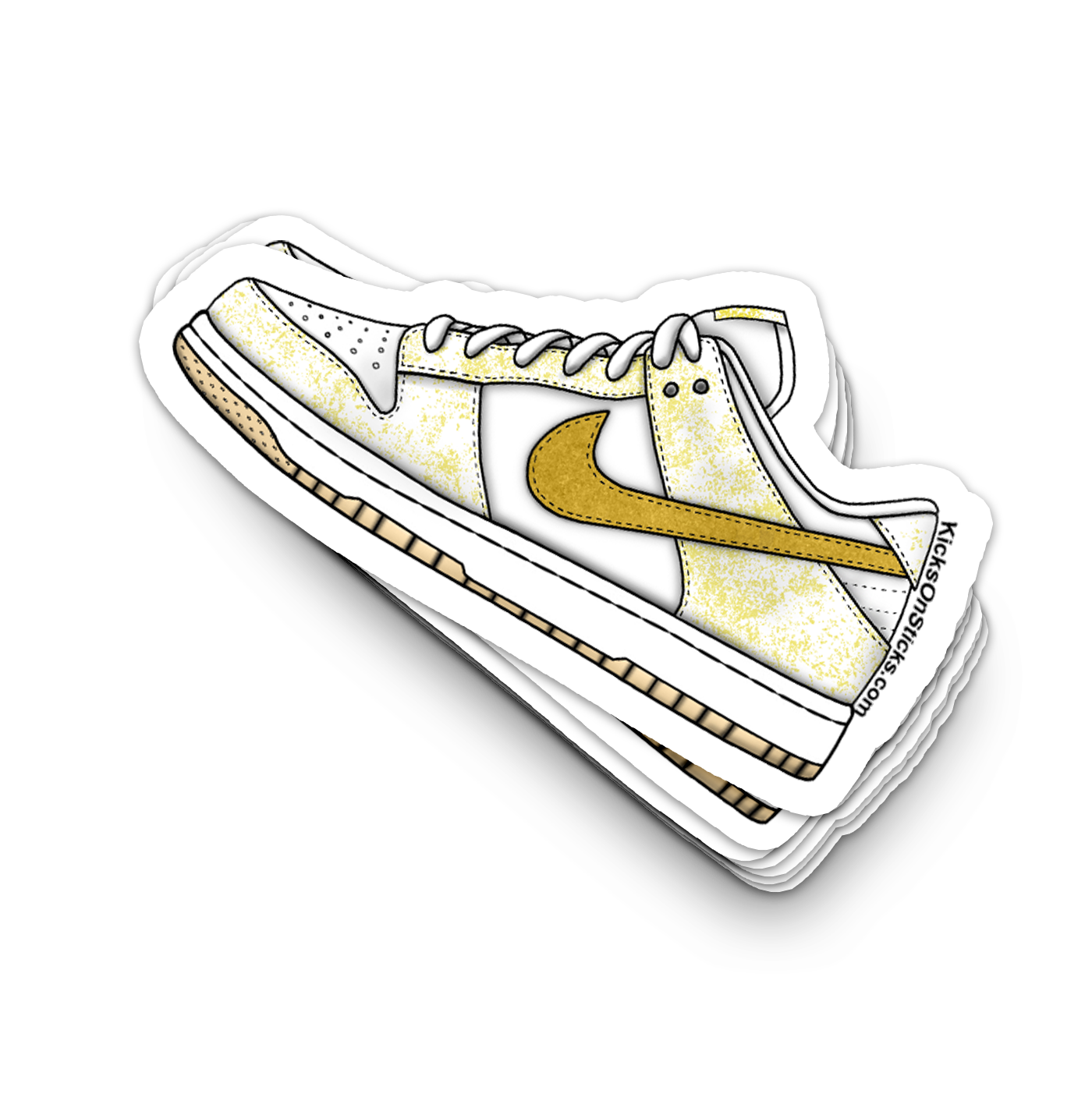 Dunk Low "Yellow Strike" Sneaker Sticker