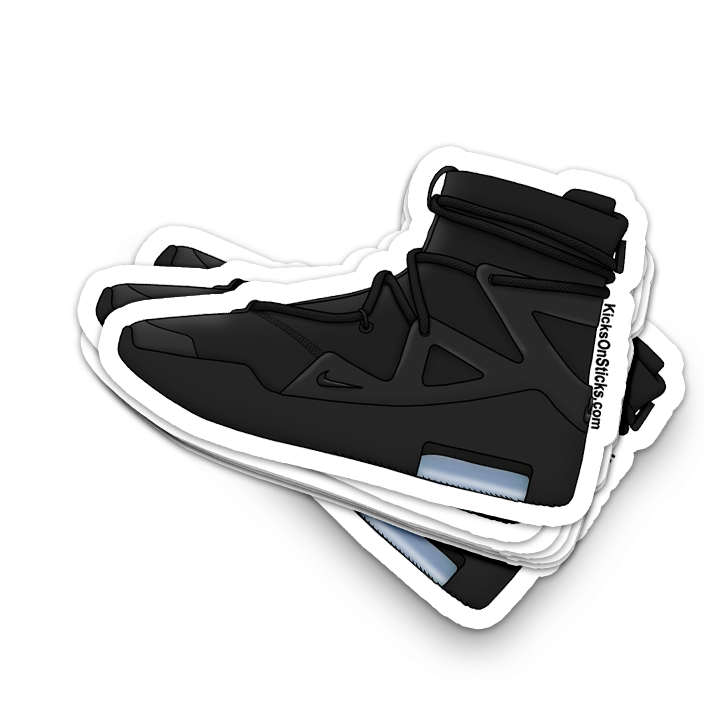 Air Fear of God "Triple Black" Sneaker Sticker