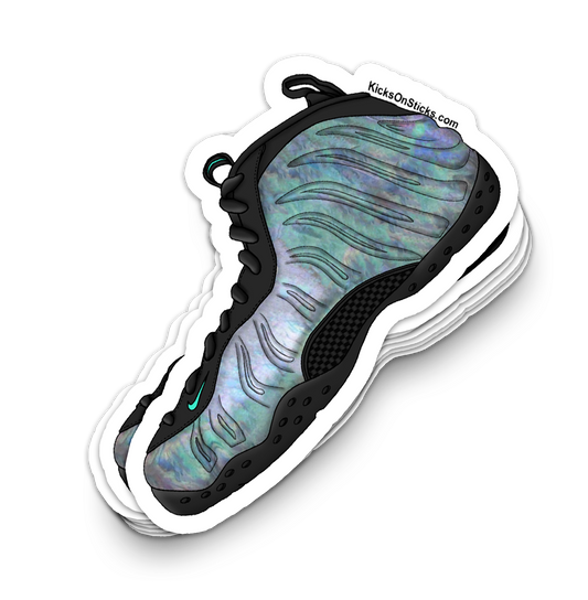 Foamposite "Abalone" Sneaker Sticker