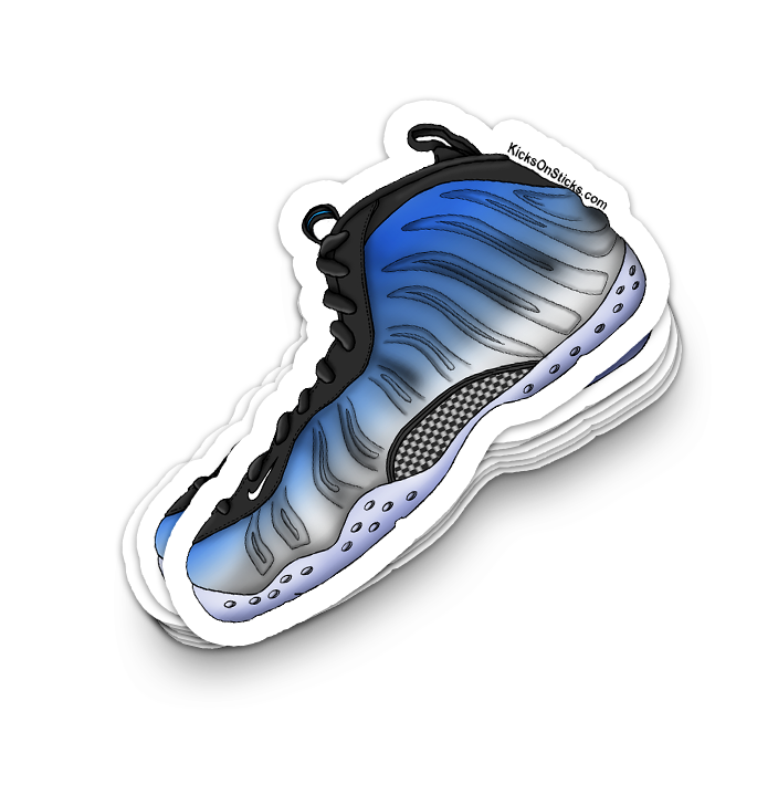 Foamposite "Blue Mirror" Sneaker Sticker