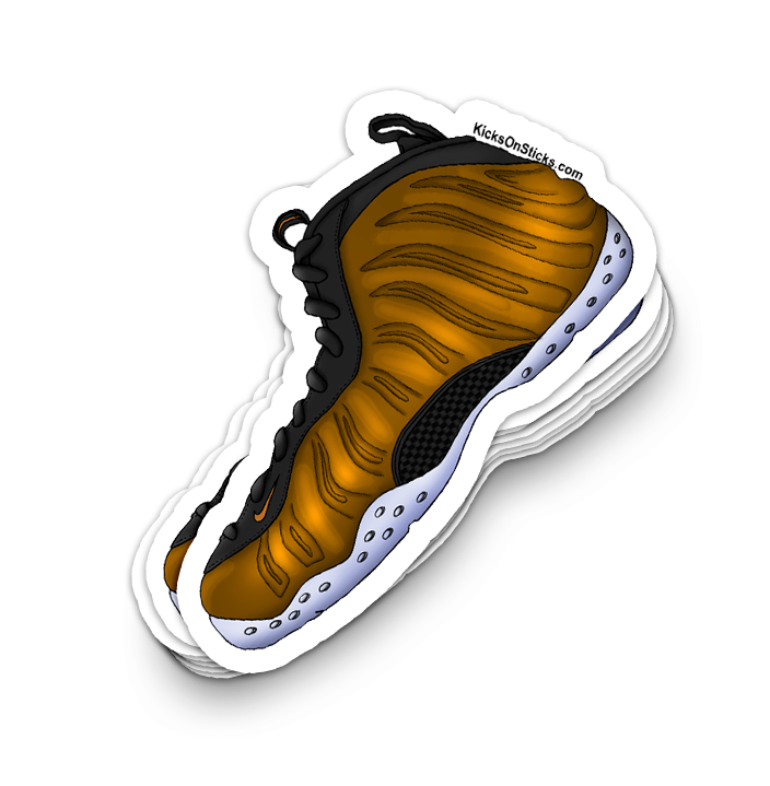 Foamposite "Copper" Sneaker Sticker