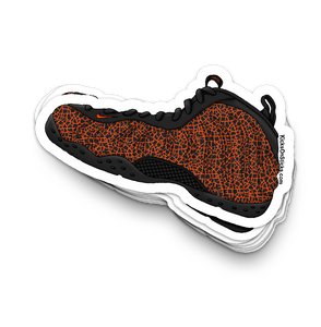 Foamposite "Cracked Lava" Sneaker Sticker