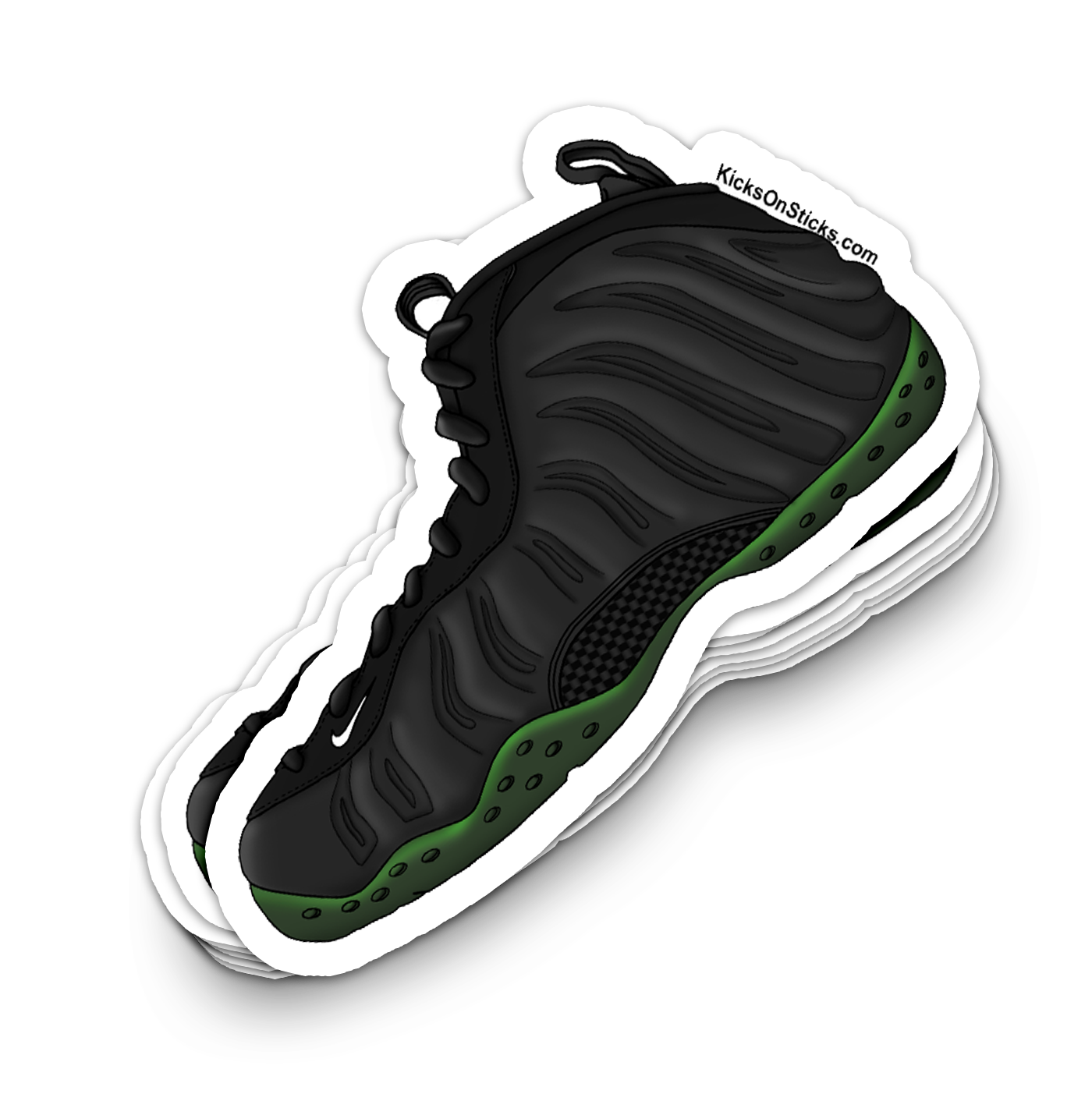 Foamposite "Dark Army" Sneaker Sticker