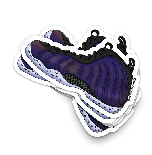 Foamposite "Eggplant" Sneaker Sticker
