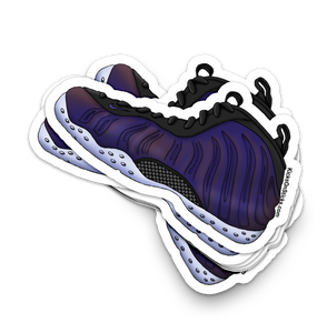 Foamposite "Eggplant" Sneaker Sticker
