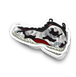 Foamposite "Fighter Jet" Sneaker Sticker