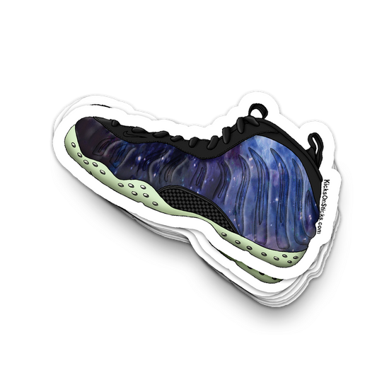 Foamposite "Galaxy" Sneaker Sticker