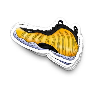 Foamposite "Metallic Gold" Sneaker Sticker