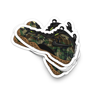 Foamposite Pro "Army Camo" Sneaker Sticker