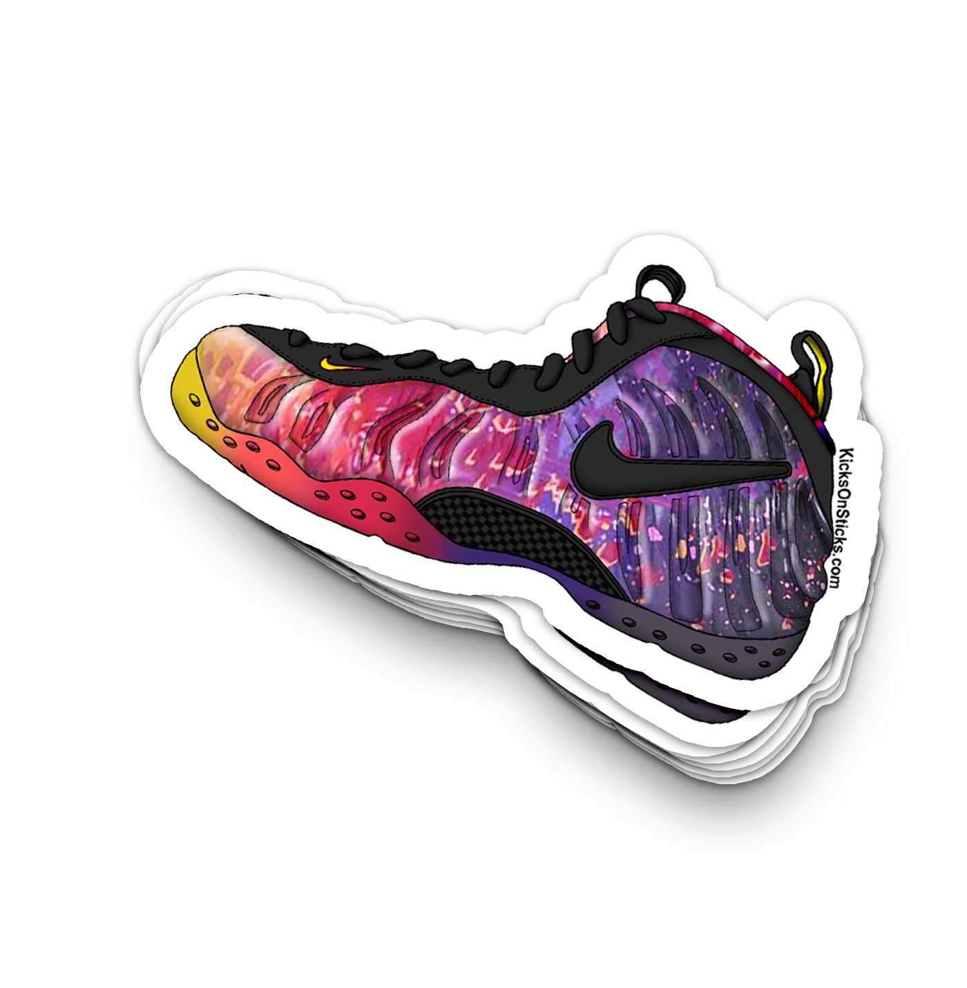 Foamposite Pro "Asteroid" Sneaker Sticker