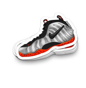 Foamposite Pro "Crimson" Sneaker Sticker