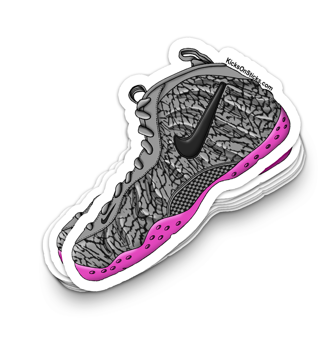 Foamposite Pro "Elephant" Sneaker Sticker