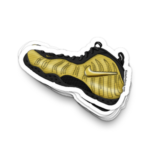 Foamposite Pro "Metallic Gold" Sneaker Sticker