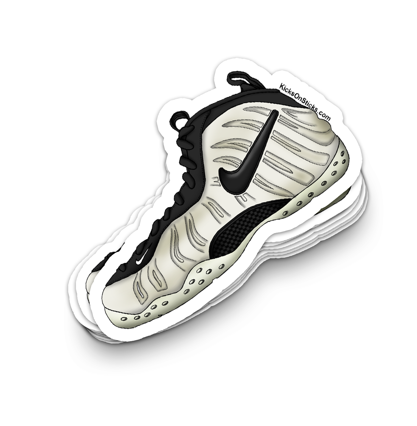Foamposite Pro "Pearl" Sneaker Sticker