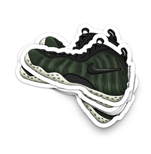 Foamposite Pro "Pine Green" Sneaker Sticker