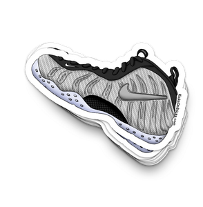 Foamposite Pro "Silver Surfer" Sneaker Sticker