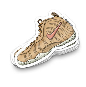 Foamposite Pro "Vachetta Tan" Sneaker Sticker