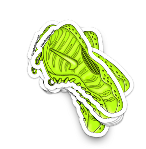 Foamposite Pro "Volt" Sneaker Sticker