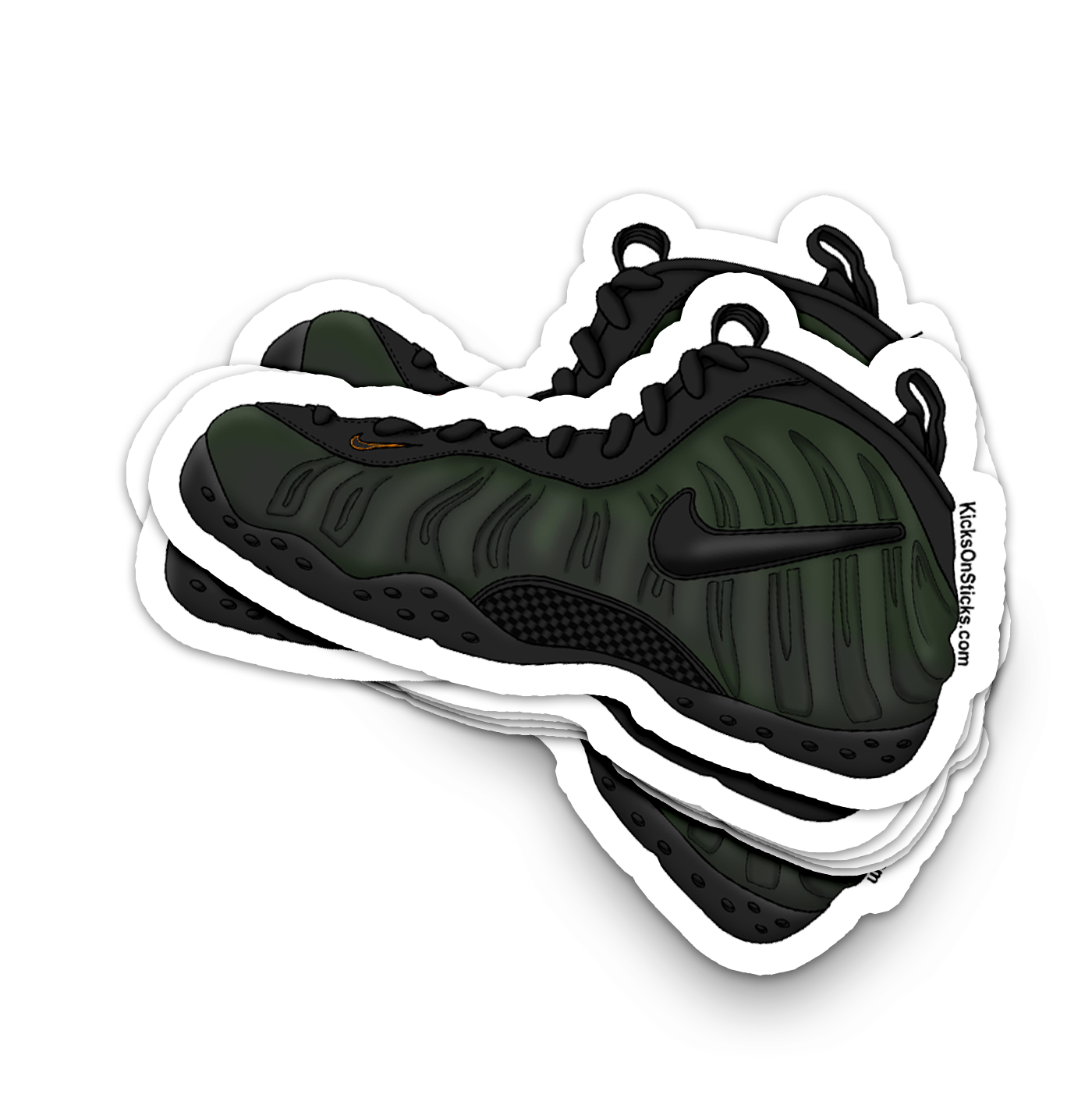 Foamposite Pro "Seqouia" Sneaker Sticker
