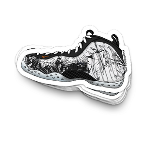 Foamposite "Shattered Backboard" Sneaker Sticker