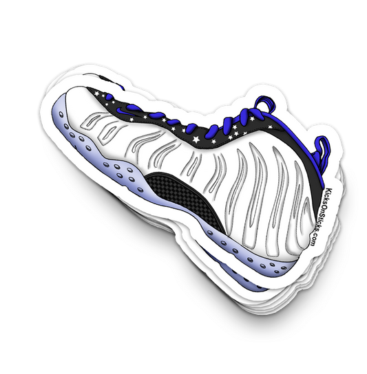 Foamposite "Shooting Stars" Sneaker Sticker