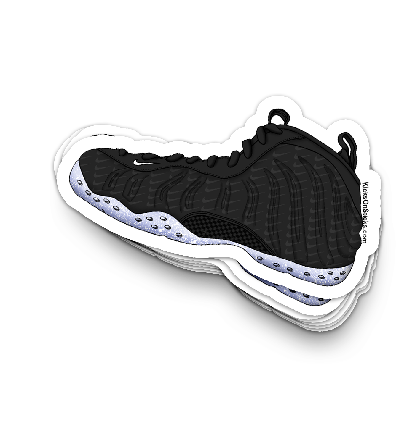 Foamposite "Swoosh" Sneaker Sticker