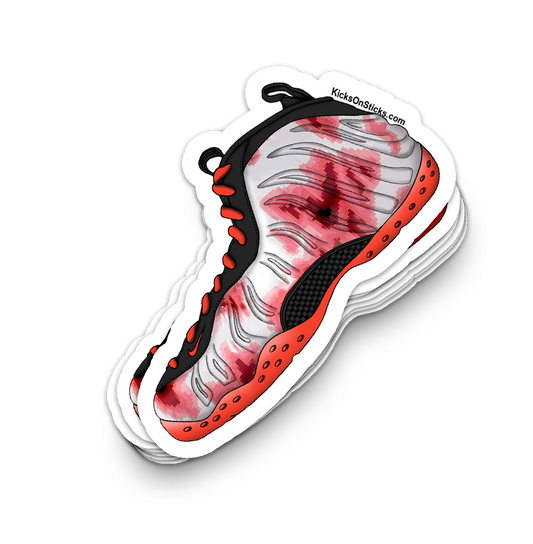 Foamposite "Thermal Map" Sneaker Sticker