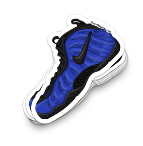Foamposite Pro "Varsity Blue" Sneaker Sticker