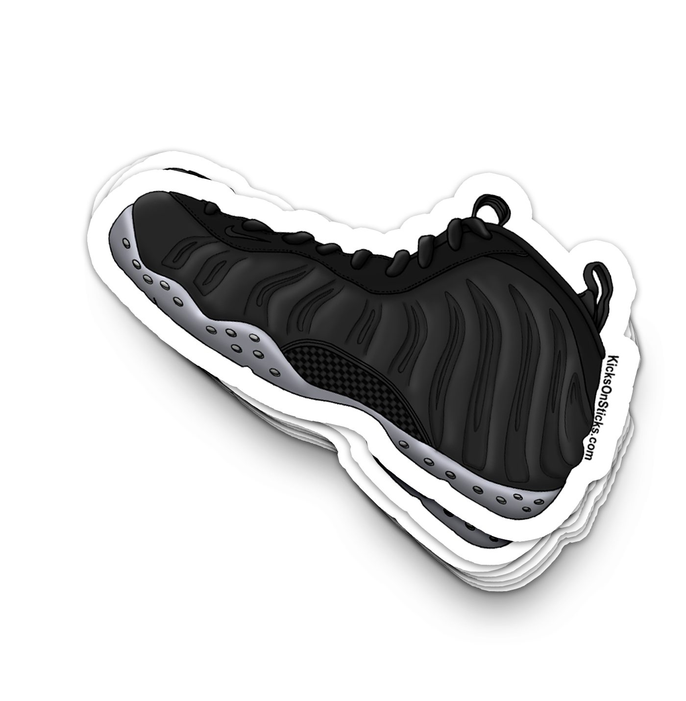 Foamposite "Stealth" Sneaker Sticker