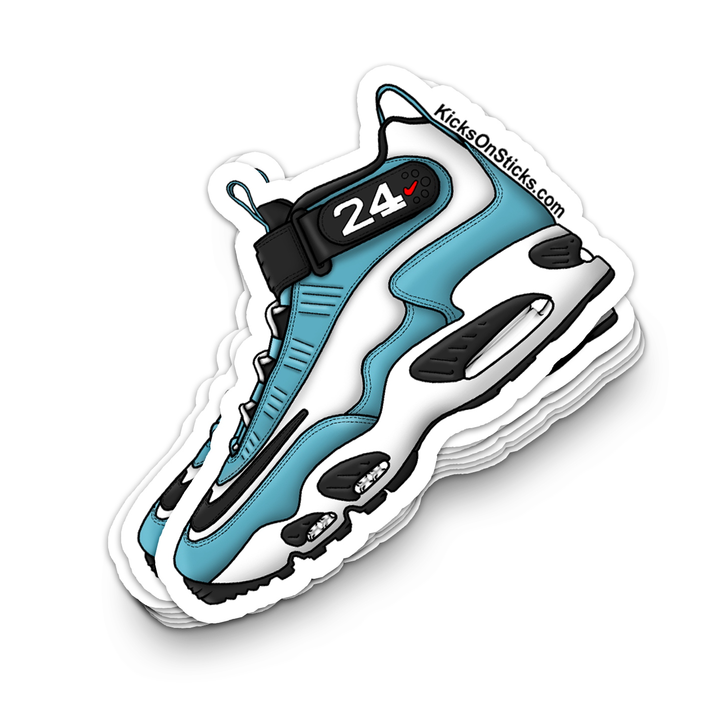 Griffey Max "Alternate" Sneaker Sticker