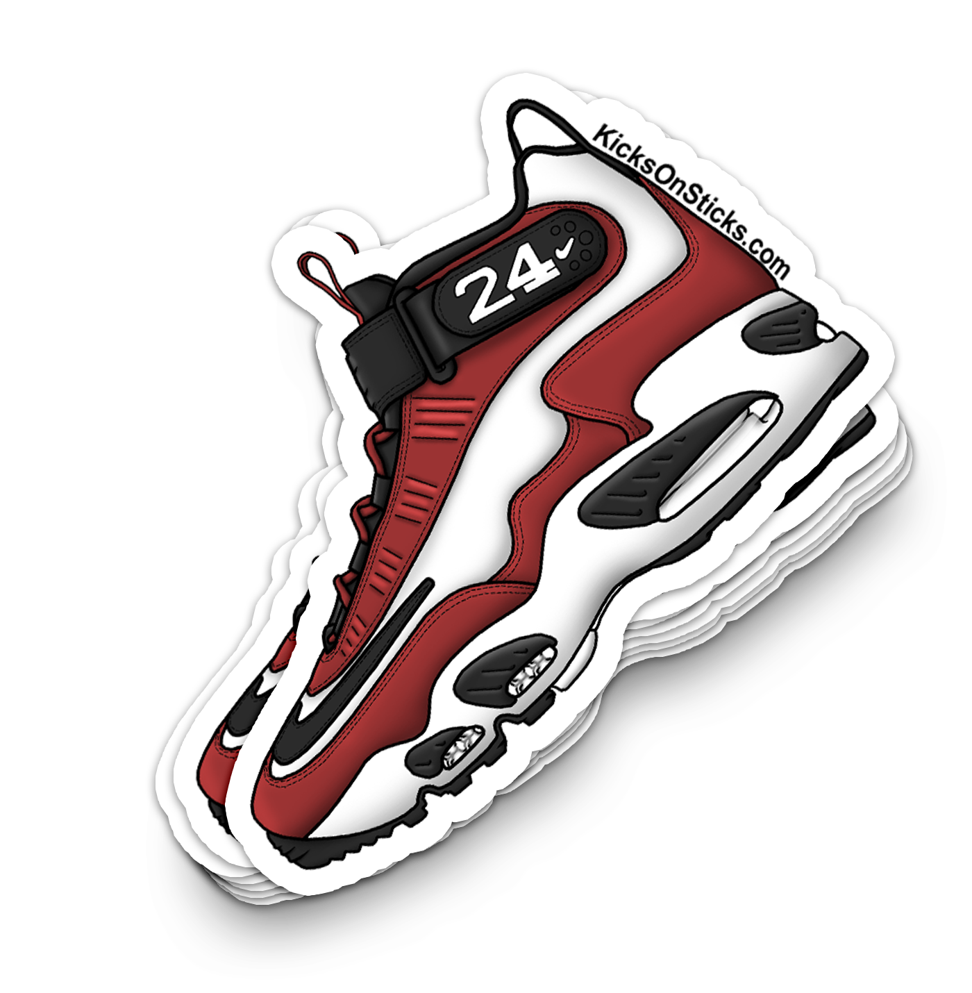 Griffey Max "Cincinnati Reds" Sneaker Sticker