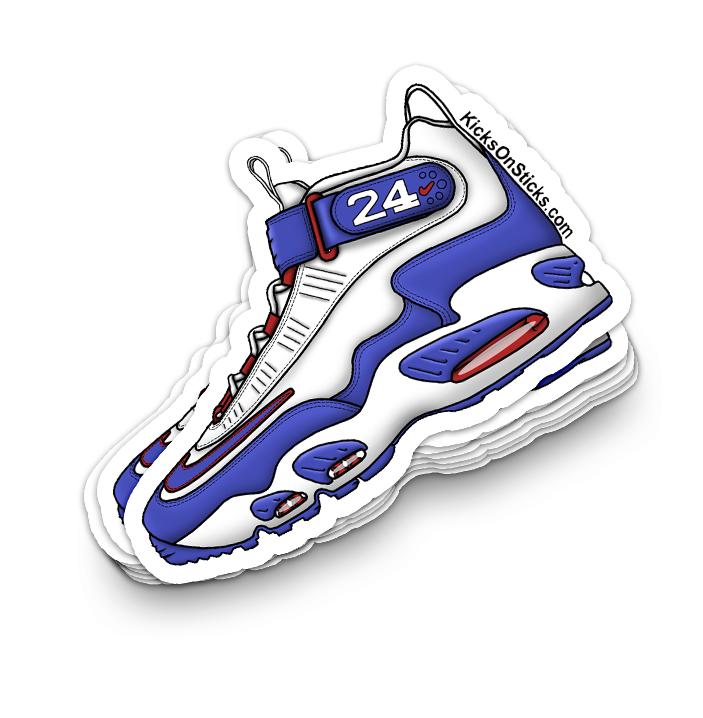 Griffey Max "USA" Sneaker Sticker