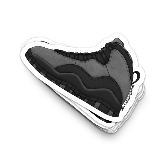 Jordan 10 "Shadow" Sneaker Sticker