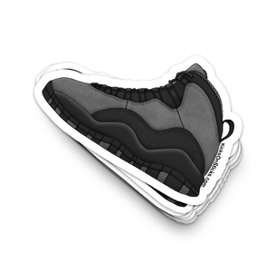 Jordan 10 "Shadow" Sneaker Sticker
