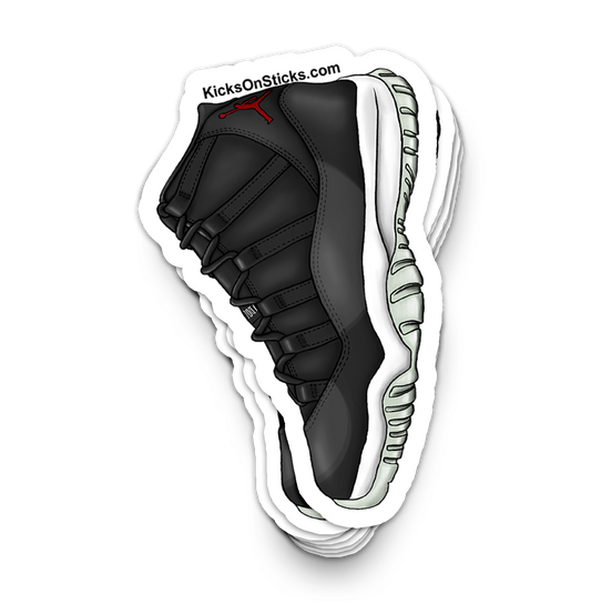 Jordan 11 "72-10" Sneaker Sticker