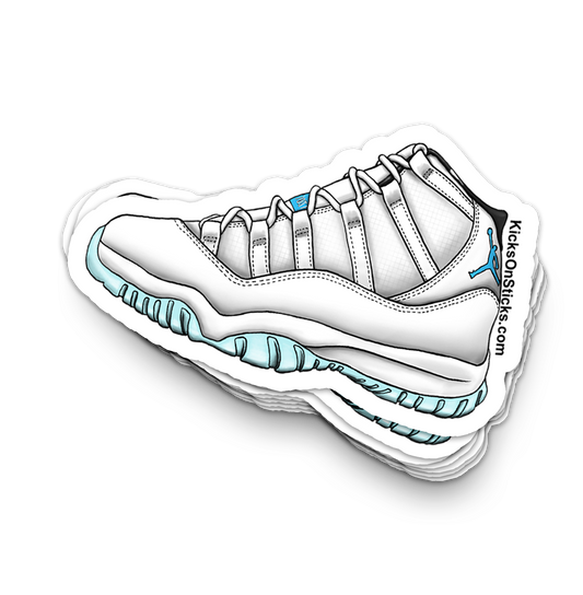 Jordan 11 "Columbia" Sneaker Sticker