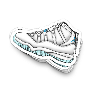 Jordan 11 "Columbia" Sneaker Sticker