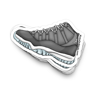 Jordan 11 "Cool Grey" Sneaker Sticker