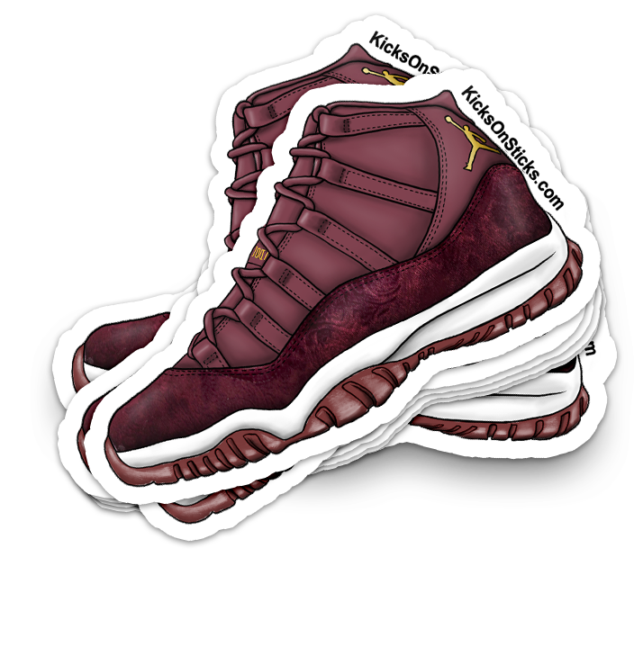 Jordan 11 "Heiress Velvet" Sneaker Sticker