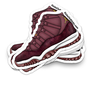 Jordan 11 "Heiress Velvet" Sneaker Sticker