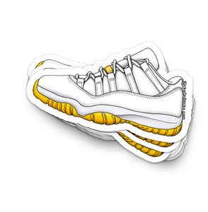 Jordan 11 Low "Citrus" Sneaker Sticker