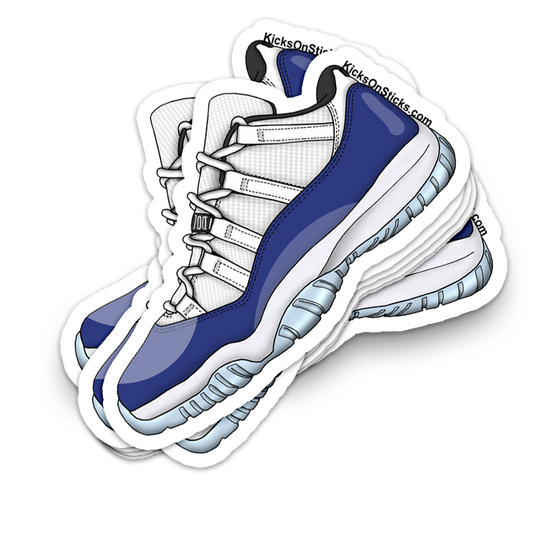 Jordan 11 Low "Concord" Sneaker Sticker