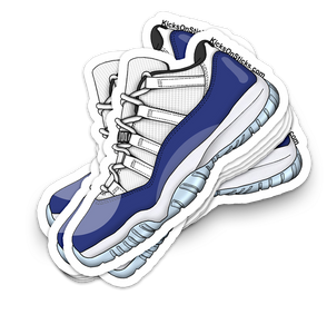 Jordan 11 Low "Concord" Sneaker Sticker